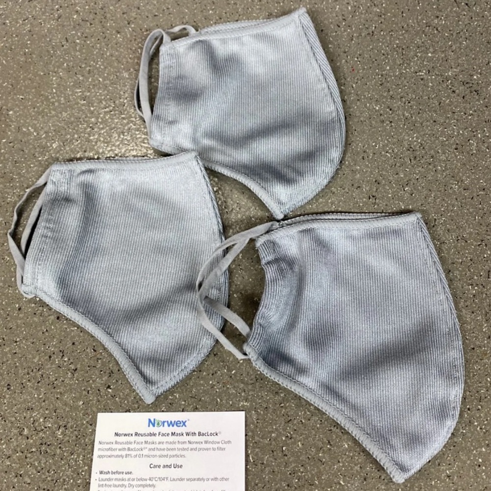 3 Norwex face masks